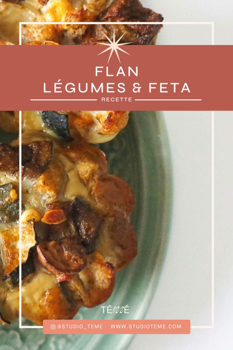 Flan légumes et feta